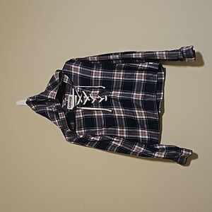 Garage plaid hoodie